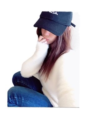 「NANO universe（ナノユニバース）のアイテム（キャップ）」を使った、HYRさん（レディース・151cm）の秋コーディネート