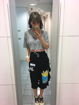 「FIG&VIPER（フィグアンドバイパー）のアイテム（キャミソール）」を使った、MISAKOさん（レディース・168cm）の春コーディネート
