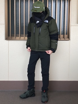 「Jordan」｜「アイテム（ダウンジャケット/コート）」を使った、zekihiroさん（メンズ・170cm）の冬コーディネート