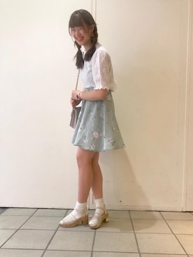 マジェスティックレゴンラフォーレ原宿店スタッフさん（レディース・162cm）の春コーディネート