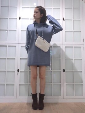 マジェスティックレゴンラフォーレ原宿店スタッフさん（レディース・163cm）の秋コーディネート