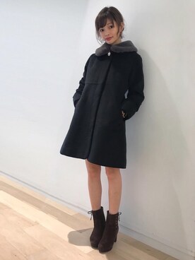 マジェスティックレゴンラフォーレ原宿店スタッフさん（レディース・163cm）の秋コーディネート
