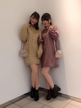 マジェスティックレゴンラフォーレ原宿店スタッフさん（レディース・162cm）の秋コーディネート