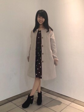 マジェスティックレゴンラフォーレ原宿店スタッフさん(レディース・154cm)の秋コーディネート
