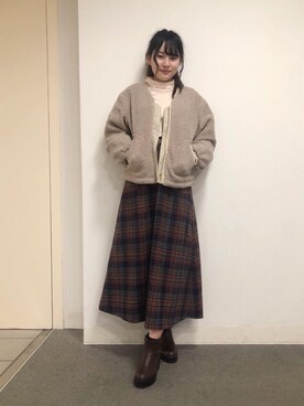 マジェスティックレゴンラフォーレ原宿店スタッフさん(レディース・157cm)の秋コーディネート