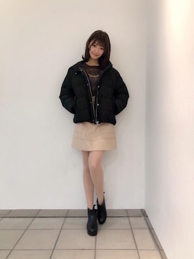 マジェスティックレゴンラフォーレ原宿店スタッフさん（レディース・162cm）の冬コーディネート