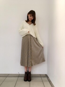 マジェスティックレゴンラフォーレ原宿店スタッフさん(レディース・162cm)の冬コーディネート