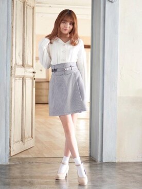 マジェスティックレゴンラフォーレ原宿店スタッフさん（レディース・163cm）の冬コーディネート