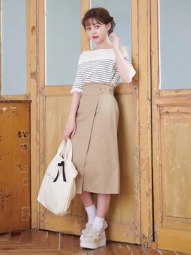 マジェスティックレゴンラフォーレ原宿店スタッフさん(レディース・163cm)の冬コーディネート