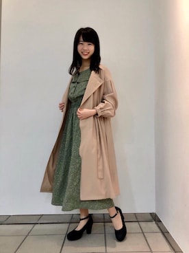 マジェスティックレゴンラフォーレ原宿店スタッフさん（レディース・154cm）の冬コーディネート
