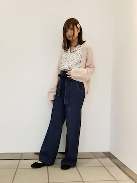 マジェスティックレゴンラフォーレ原宿店スタッフさん（レディース・155cm）の冬コーディネート