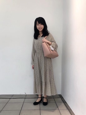 マジェスティックレゴンラフォーレ原宿店スタッフさん（レディース・154cm）の冬コーディネート