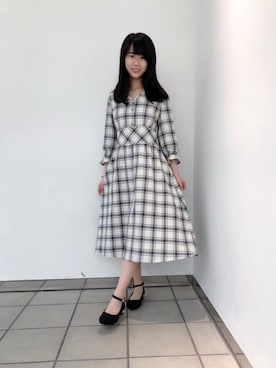 マジェスティックレゴンラフォーレ原宿店スタッフさん（レディース・154cm）の春コーディネート