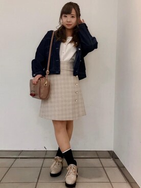 マジェスティックレゴンラフォーレ原宿店スタッフさん(レディース・150cm)の春コーディネート