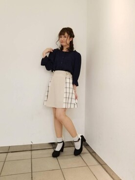 マジェスティックレゴンラフォーレ原宿店スタッフさん(レディース・155cm)の春コーディネート