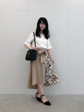 マジェスティックレゴンラフォーレ原宿店スタッフさん（レディース・154cm）の春コーディネート