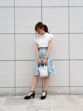 マジェスティックレゴンラフォーレ原宿店スタッフさん（レディース・155cm）の夏コーディネート