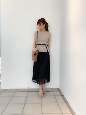 マジェスティックレゴンラフォーレ原宿店スタッフさん（レディース・162cm）の夏コーディネート