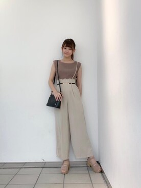マジェスティックレゴンラフォーレ原宿店スタッフさん（レディース・162cm）の夏コーディネート