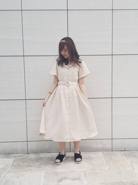 マジェスティックレゴンラフォーレ原宿店スタッフさん（レディース・155cm）の夏コーディネート