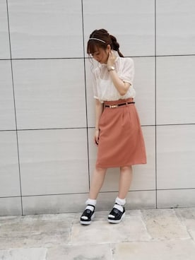 マジェスティックレゴンラフォーレ原宿店スタッフさん(レディース・155cm)の夏コーディネート