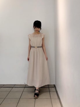 マジェスティックレゴンラフォーレ原宿店スタッフさん（レディース・154cm）の夏コーディネート