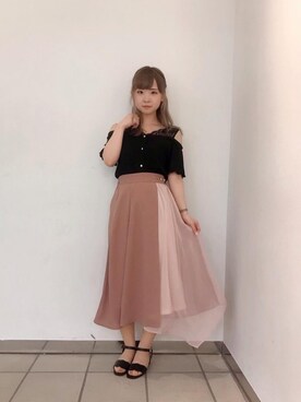 マジェスティックレゴンラフォーレ原宿店スタッフさん（レディース・150cm）の夏コーディネート