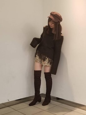 マジェスティックレゴンラフォーレ原宿店スタッフさん(レディース・155cm)の秋コーディネート