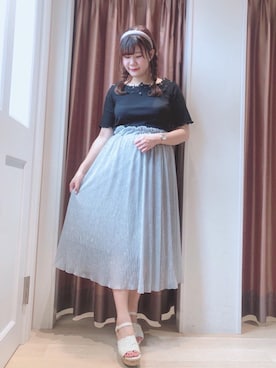 マジェスティックレゴンラフォーレ原宿店スタッフさん(レディース・164cm)の夏コーディネート