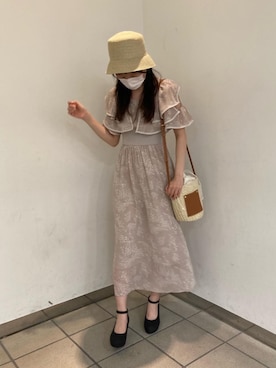 マジェスティックレゴンラフォーレ原宿店スタッフさん（レディース・161cm）の春コーディネート