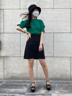 マジェスティックレゴンラフォーレ原宿店スタッフさん（レディース・161cm）の春コーディネート