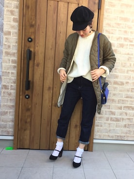 「Le Chione（ルキオネ）のアイテム」を使った、Riiisaさん（レディース・158cm）の冬コーディネート