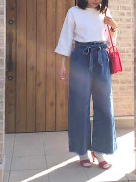 「Le Chione（ルキオネ）のアイテム」を使った、Riiisaさん（レディース・158cm）の春コーディネート