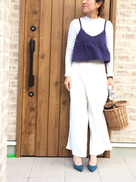 「SON CHIC TOKYO（ソンシックトウキョウ）のアイテム」を使った、Riiisaさん（レディース・158cm）の春コーディネート