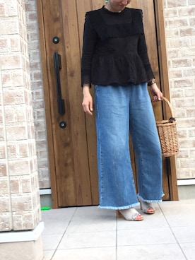 「SON CHIC TOKYO（ソンシックトウキョウ）のアイテム」を使った、Riiisaさん（レディース・158cm）の春コーディネート