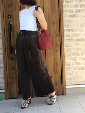 「Le Chione（ルキオネ）のアイテム」を使った、Riiisaさん（レディース・158cm）の夏コーディネート