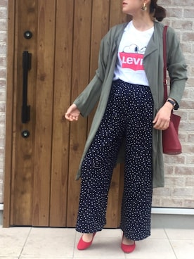 「春コート」｜Riiisaさん（レディース・158cm）の冬コーディネート