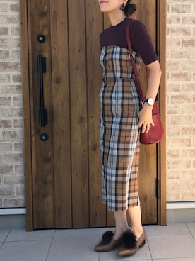 「GINETTE（ジネット）のアイテム」を使った、Riiisaさん（レディース・158cm）の夏コーディネート