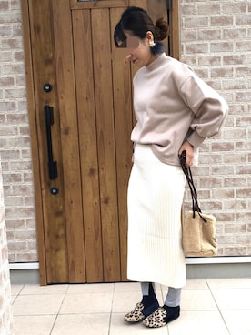 「Lily（リリイ）のアイテム（アクセサリー）」を使った、Riiisaさん（レディース・158cm）の冬コーディネート