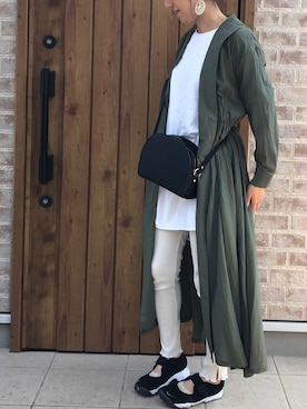 「stradivarius（ストラディバリウス）のアイテム（アクセサリー）」を使った、Riiisaさん（レディース・158cm）の春コーディネート