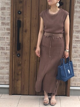 「stradivarius（ストラディバリウス）のアイテム（アクセサリー）」を使った、Riiisaさん（レディース・157cm）の夏コーディネート