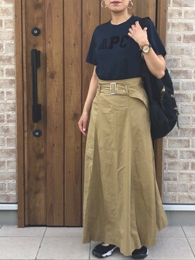 Riiisaさん（レディース・158cm）の夏コーディネート