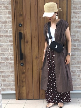 Riiisaさん（レディース・158cm）の夏コーディネート