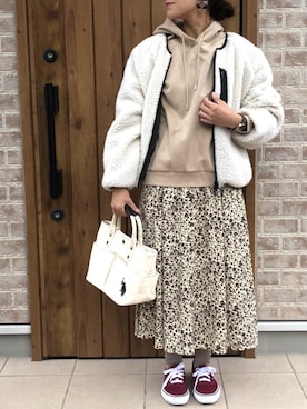 Riiisaさん（レディース・158cm）の冬コーディネート