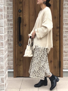 Riiisaさん（レディース・158cm）の冬コーディネート