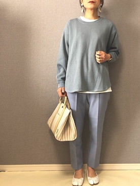 「stradivarius（ストラディバリウス）のアイテム（アクセサリー）」を使った、Riiisaさん（レディース・158cm）の春コーディネート