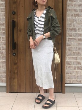 Riiisaさん（レディース・158cm）の春コーディネート