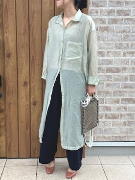 「crie conforto」｜「アイテム（ワンピース/ドレス）」を使った、Riiisaさん（レディース・158cm）の春コーディネート