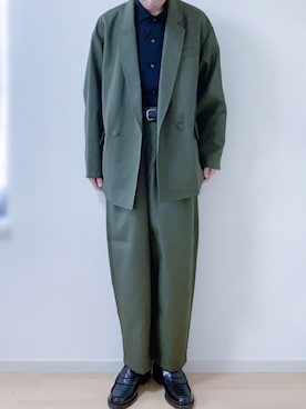 「FREAK'S STORE（フリークスストア）のアイテム（テーラードジャケット）」を使った、peikunさん（メンズ・169cm）の春コーディネート
