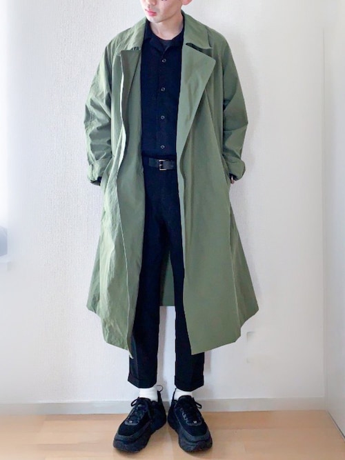 オーシバル　ボタンレスナイロンコート ORCIVAL(オーシバルオーチバル) / オーシバル/フーディナイロン